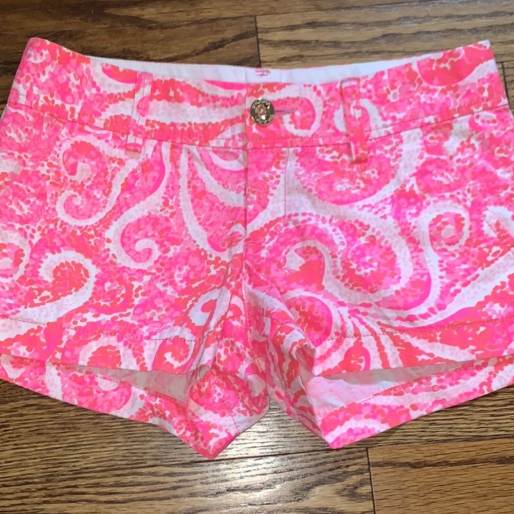 Lilly Pulitzer Pink Walsh Shorts